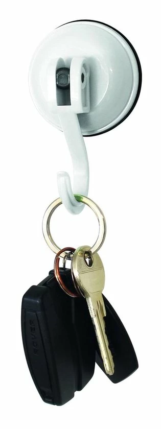 Promo ???? Eurotrail Zuignap Met Haak - Tot 6kg - 2 Stuks - Wit ✔️ 4 Promo ???? Eurotrail Zuignap Met Haak - Tot 6kg - 2 Stuks - Wit ✔️ - Afbeelding 2