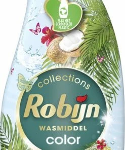 Uitgang ???? Robijn Klein & Krachtig Collections Kokos Vloeibaar Wasmiddel - 6 X 19 Wasbeurten - Voordeelverpakking ???? -Yoshiko Shop 346x840 1