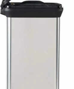 Promo ???? Curver Decobin Duo Prullenbak Afvalscheider - 10L + 18L - Metallic ⌛ -Yoshiko Shop 398x840