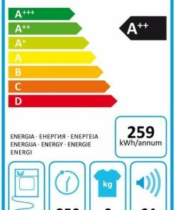 Goedkoopste ???? Whirlpool FFT M11 9X2BXY BE Wasdroger Vrijstaand Voorbelading 9 Kg A++ Wit ???? -Yoshiko Shop 403x840 2