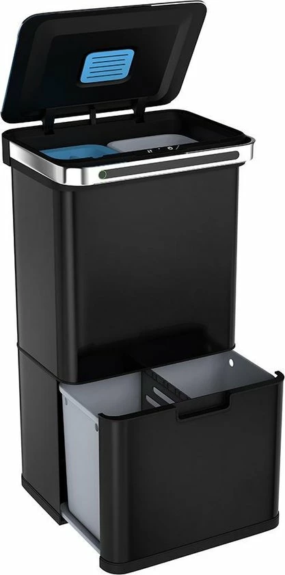 Top 10 ✔️ Afvalscheiding Prullenbak - 4 Vakken - 60 Liter (2×18L + 2×12L) - Recycle Sensor Prullenbak Homra DEXER - RVS Afvalemmer - Afvalscheidingsprullenbak - Design Keuken Afvalemmer - Automatische Lucht- En Bacterie Filter - Soft Close Deksel – Kleur Zwart ???? 20 Top 10 ✔️ Afvalscheiding Prullenbak - 4 Vakken - 60 Liter (2×18L + 2×12L) - Recycle Sensor Prullenbak Homra DEXER - RVS Afvalemmer - Afvalscheidingsprullenbak - Design Keuken Afvalemmer - Automatische Lucht- En Bacterie Filter - Soft Close Deksel – Kleur Zwart ???? - Afbeelding 18