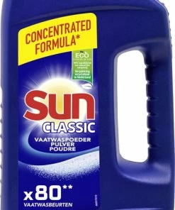 Groothandel ???? Sun Vaatwaspoeder 1,36KG - 80 Wasbeurten ????