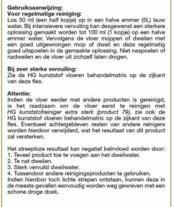 Begroting ⭐ HG PVC Reiniger - 1L - Streeploos Resultaat - Voor 20 Dweilbeurten ???? -Yoshiko Shop 443x840