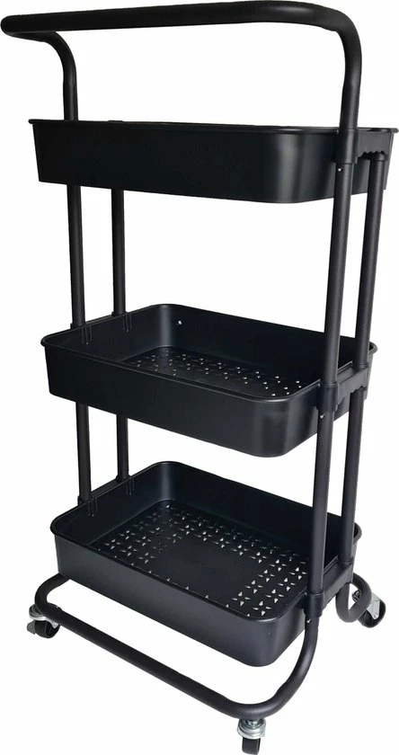 Beste recensies van ???? O'DADDY® Keukentrolley Op Wieltjes - Serveerwagen - Keukentrolley Zwart - Verrijdbaar En Vast - 3 Lagen - 86 X 43 X 36 Cm ???? 10 Beste recensies van ???? O'DADDY® Keukentrolley Op Wieltjes - Serveerwagen - Keukentrolley Zwart - Verrijdbaar En Vast - 3 Lagen - 86 X 43 X 36 Cm ???? - Afbeelding 8