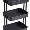 Beste recensies van ???? O'DADDY® Keukentrolley Op Wieltjes - Serveerwagen - Keukentrolley Zwart - Verrijdbaar En Vast - 3 Lagen - 86 X 43 X 36 Cm ????