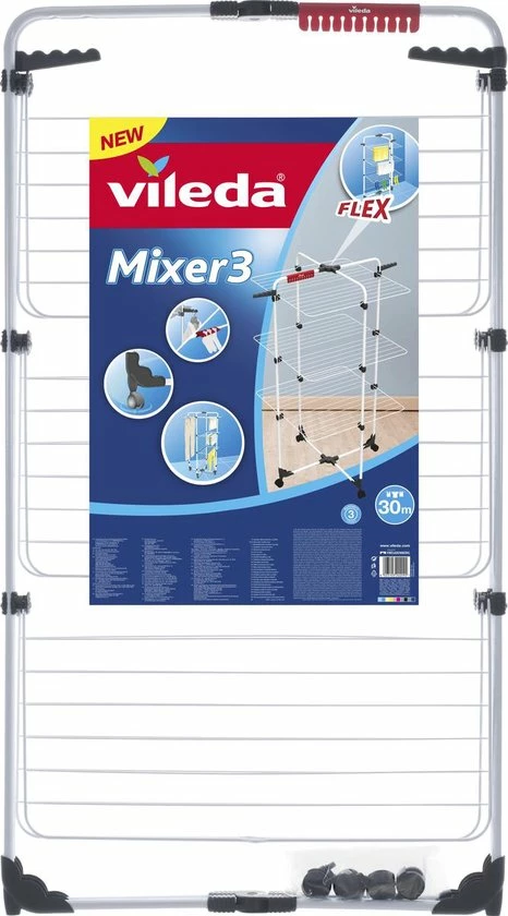 Hete verkoop ???? Vileda Mixer 3 Droogtoren - 30 M Drooglengte ???? 11 Hete verkoop ???? Vileda Mixer 3 Droogtoren - 30 M Drooglengte ???? - Afbeelding 9