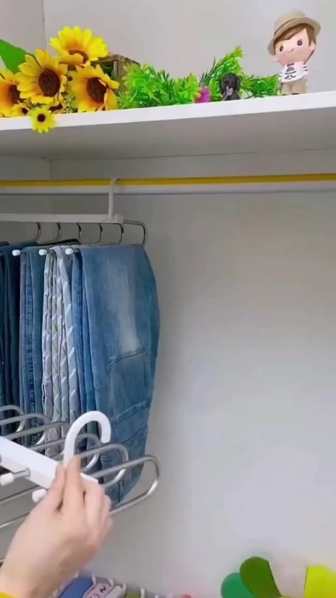 Gloednieuw ???? Merkloos Kledinghanger - Kast Organizer - Kast Organizer Kleding - Kledinghangers - Broekhangers - Kledinghangers Anti Slip - Kleerhangers - Kledinghangers Metaal - RVS ???? 4 Gloednieuw ???? Merkloos Kledinghanger - Kast Organizer - Kast Organizer Kleding - Kledinghangers - Broekhangers - Kledinghangers Anti Slip - Kleerhangers - Kledinghangers Metaal - RVS ???? - Afbeelding 2