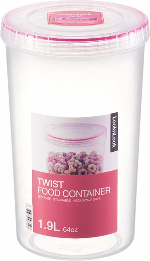 Korting ???? Lock&Lock Beschuitbus - Bewaardoos Voor Beschuit - Voorraadbussen - Set Van 2 Stuks - 1,9 Liter - Transparant ✨ 6 Korting ???? Lock&Lock Beschuitbus - Bewaardoos Voor Beschuit - Voorraadbussen - Set Van 2 Stuks - 1,9 Liter - Transparant ✨ - Afbeelding 4