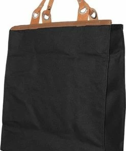 Hete verkoop ???? Merkloos Stevige Boodschappentas Met Leren Handvatten Zwart ✔️ -Yoshiko Shop 499x840