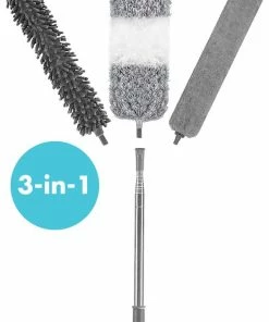 Goedkoop ???? VAIVE Plumeau Uitschuifbaar - Stoffer - Duster - Ragebol Met Telescoopsteel ❤️