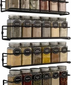 Beste recensies van ???? Disaja Kruidenrek Ophangbaar Kruidenpotjes Wandrek Organizer Keuken Accessoires - Zwart - Geschikt Voor Bijna Alle Kruidenpotjes ????