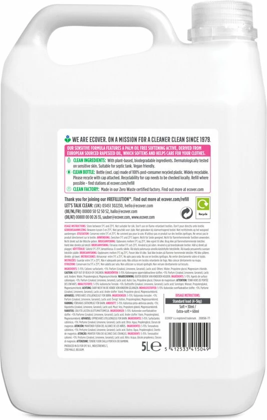 Uitgang ???? Ecover - Wasverzachter Appel 5L - Voordeelverpakking ⭐ 10 Uitgang ???? Ecover - Wasverzachter Appel 5L - Voordeelverpakking ⭐ - Afbeelding 8
