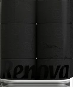 Top 10 ???? Renova Zwart Toiletpapier - 6-pack - 6 Rollen Gekleurd Wc Papier - Zwart Toilet ????