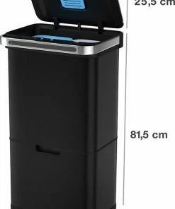 Top 10 ✔️ Afvalscheiding Prullenbak - 4 Vakken - 60 Liter (2×18L + 2×12L) - Recycle Sensor Prullenbak Homra DEXER - RVS Afvalemmer - Afvalscheidingsprullenbak - Design Keuken Afvalemmer - Automatische Lucht- En Bacterie Filter - Soft Close Deksel – Kleur Zwart ???? 29 Top 10 ✔️ Afvalscheiding Prullenbak - 4 Vakken - 60 Liter (2×18L + 2×12L) - Recycle Sensor Prullenbak Homra DEXER - RVS Afvalemmer - Afvalscheidingsprullenbak - Design Keuken Afvalemmer - Automatische Lucht- En Bacterie Filter - Soft Close Deksel – Kleur Zwart ???? -Yoshiko Shop 543x840