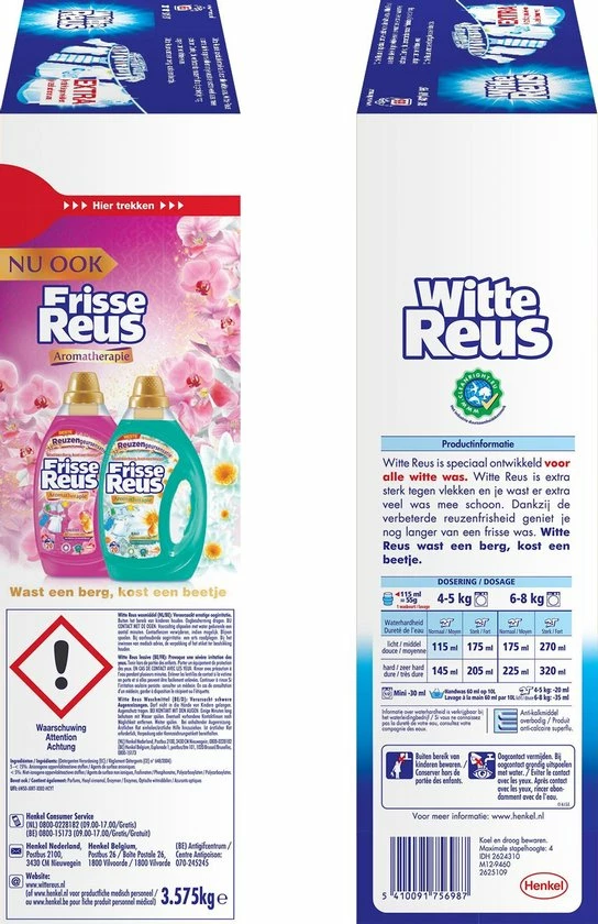 Groothandel ???? Witte Reus Waspoeder - Kwartaalverpakking - 65 Wasbeurten ???? 10 Groothandel ???? Witte Reus Waspoeder - Kwartaalverpakking - 65 Wasbeurten ???? - Afbeelding 8