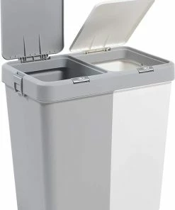Top 10 ???? Motek® - Wasmand - 2 Vakken Met Deksel - Wassorteerder - Gemaakt Van 100% Gerecycled Kunststof - 80 L - Wasmand Met Deksel - Wassorteerder - Grijs - Wit ???? 19 Top 10 ???? Motek® - Wasmand - 2 Vakken Met Deksel - Wassorteerder - Gemaakt Van 100% Gerecycled Kunststof - 80 L - Wasmand Met Deksel - Wassorteerder - Grijs - Wit ???? -Yoshiko Shop 544x840