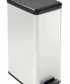 Top 10 ???? Curver Deco Slimbin Prullenbak - Rechthoekig - 40L - Metallic ????