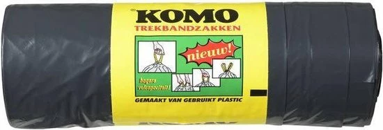 Uitgang ???? KOMO Afvalzakken Met Trekband - 60 L - 15 Stuks ???? 5 Uitgang ???? KOMO Afvalzakken Met Trekband - 60 L - 15 Stuks ???? - Afbeelding 3