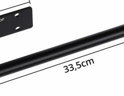 Uitgang ❤️ Westerhof Premium Keukenrolhouder Zwart Hangend En Zelfklevend - Rollenhouder - 3M Plakstrip En Schroevenset ???? -Yoshiko Shop 550x192 2