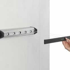 Gloednieuw ✨ Brabantia Roldrooglijn - Uittrekbaar Tot 4,4 M - 22 M - Matt Steel ???? -Yoshiko Shop 550x247