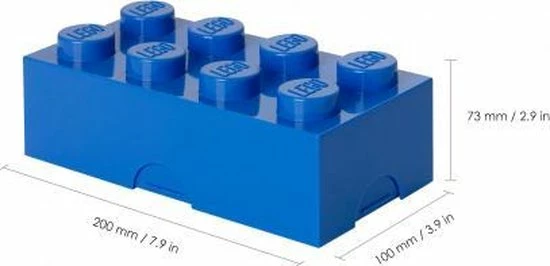 Goedkoop ???? LEGO Classic Lunchbox - Brick 8 - Blauw ???? 14 Goedkoop ???? LEGO Classic Lunchbox - Brick 8 - Blauw ???? - Afbeelding 12
