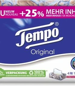 Goedkoop ???? Tempo Original Box - 4-laags Tissues - 12 X 100 Stuks ????