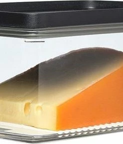 Goedkoopste ???? Mepal – Koelkastdoos Omnia Kaas – Zwart – Kaasdoos Koelkast – Vershoudbakjes – Makkelijk Stapelbaar – Houdt Kaas Vers – Lucht En- Aromadicht ???? -Yoshiko Shop 550x289 3