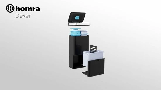 Top 10 ✔️ Afvalscheiding Prullenbak - 4 Vakken - 60 Liter (2×18L + 2×12L) - Recycle Sensor Prullenbak Homra DEXER - RVS Afvalemmer - Afvalscheidingsprullenbak - Design Keuken Afvalemmer - Automatische Lucht- En Bacterie Filter - Soft Close Deksel – Kleur Zwart ???? 4 Top 10 ✔️ Afvalscheiding Prullenbak - 4 Vakken - 60 Liter (2×18L + 2×12L) - Recycle Sensor Prullenbak Homra DEXER - RVS Afvalemmer - Afvalscheidingsprullenbak - Design Keuken Afvalemmer - Automatische Lucht- En Bacterie Filter - Soft Close Deksel – Kleur Zwart ???? - Afbeelding 2