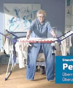 Beste Pirce ⭐ Leifheit - Droogrek Pegasus 200 Solid Deluxe Mobile – Met Wieltjes - 20 M Drooglengte ???? -Yoshiko Shop 550x309 191