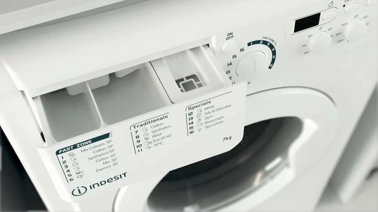 Nieuw ???? Indesit Vrijstaande Wasmachine: 7,0 Kg - EWD 71452 W EU N ⭐ 18 Nieuw ???? Indesit Vrijstaande Wasmachine: 7,0 Kg - EWD 71452 W EU N ⭐ - Afbeelding 16