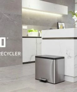 Nieuw ✔️ EKO EcoCasa III Recycling Pedaalemmer 20 + 9 L Zwart ???? -Yoshiko Shop 550x309 44