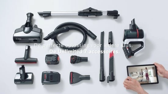 Gloednieuw ???? Bosch BBS712A Unlimited 7 - Steelstofzuiger - Grijs ✔️ 4 Gloednieuw ???? Bosch BBS712A Unlimited 7 - Steelstofzuiger - Grijs ✔️ - Afbeelding 2