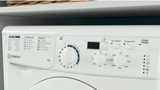 Nieuw ???? Indesit Vrijstaande Wasmachine: 7,0 Kg - EWD 71452 W EU N ⭐ 12 Nieuw ???? Indesit Vrijstaande Wasmachine: 7,0 Kg - EWD 71452 W EU N ⭐ - Afbeelding 10