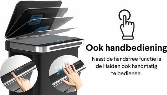 Top 10 ✔️ Afvalscheiding Prullenbak - 4 Vakken - 60 Liter (2×18L + 2×12L) - Recycle Sensor Prullenbak Homra DEXER - RVS Afvalemmer - Afvalscheidingsprullenbak - Design Keuken Afvalemmer - Automatische Lucht- En Bacterie Filter - Soft Close Deksel – Kleur Zwart ???? 21 Top 10 ✔️ Afvalscheiding Prullenbak - 4 Vakken - 60 Liter (2×18L + 2×12L) - Recycle Sensor Prullenbak Homra DEXER - RVS Afvalemmer - Afvalscheidingsprullenbak - Design Keuken Afvalemmer - Automatische Lucht- En Bacterie Filter - Soft Close Deksel – Kleur Zwart ???? - Afbeelding 19