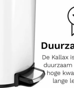 Goedkoopste ???? Pedaalemmer - 5 Liter - RVS - Wit - Prullenbak StangVollby Kallax - Toilet - Badkamer - Klein - Soft Close Deksel - Chique Design - Kleine Witte Pedaal Afvalemmer - Vuilnisbak Badkamer ???? -Yoshiko Shop 550x320 6