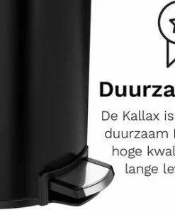 Hete verkoop ✔️ Pedaalemmer Stangvollby Kallax - 5 Liter - RVS - Zwart - Prullenbak - Toilet - Badkamer - Klein - Soft Close Deksel - Chique Design - Kleine Zwarte Pedaal Afvalemmer - Vuilnisbak Badkamer ???? -Yoshiko Shop 550x320 7