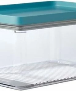 Beste deal ???? Mepal – Koelkastdoos Omnia Kaas – Nordic Green – Kaasdoos Koelkast – Vershoudbakjes – Makkelijk Stapelbaar – Houdt Kaas Vers – Lucht En- Aromadicht ????