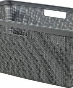 Hete verkoop ❤️ Curver Jute Wasmand - 46L - Donkergrijs - Recycled Kunststof ????