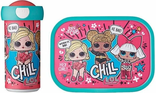 Korting ???? Mepal – Lunchset Campus (sb + Lb) – Schoolbeker En Broodtrommel Voor Kinderen – LOL Surprise– Bento Box - Lekvrij ???? 9 Korting ???? Mepal – Lunchset Campus (sb + Lb) – Schoolbeker En Broodtrommel Voor Kinderen – LOL Surprise– Bento Box - Lekvrij ???? - Afbeelding 7