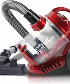 Goedkoopste ???? TurboTronic CV07 Stofzuiger Zonder Zak - Zwart/Rood ????