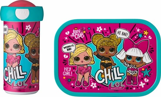 Korting ???? Mepal – Lunchset Campus (sb + Lb) – Schoolbeker En Broodtrommel Voor Kinderen – LOL Surprise– Bento Box - Lekvrij ???? 3 Korting ???? Mepal – Lunchset Campus (sb + Lb) – Schoolbeker En Broodtrommel Voor Kinderen – LOL Surprise– Bento Box - Lekvrij ????