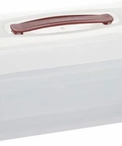 Beste Pirce ???? Curver Chef@Home Cakedoos - Wit/transparant ???? -Yoshiko Shop 550x336 1