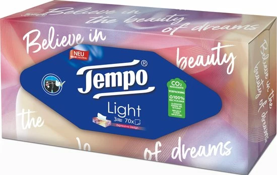 Goedkoopste ???? Tempo Light Box - 3-laags Tissues - 14 X 70 Stuks ???? 6 Goedkoopste ???? Tempo Light Box - 3-laags Tissues - 14 X 70 Stuks ???? - Afbeelding 4