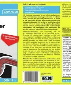 Begroting ???? HG Vloeibare Ontstopper - 1L - De NR1 Ontstopper - 100% Opgelost 100% Resultaat - Werkt Al Na 5 Minuten - Biologisch Afbreekbaar ???? -Yoshiko Shop 550x349 1
