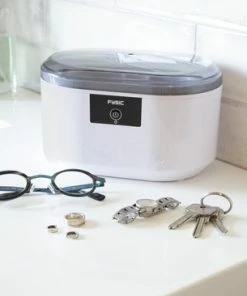 Coupon ???? Fysic FC-22 - Ultrasoon Reiniger - Grondige Ultrasoon Reiniger Met Automatische Stop - Wit / Grijs ⭐ -Yoshiko Shop 550x366 54