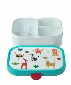 Beste Verkoop ⭐ Mepal – Lunchset Campus (pu + Lb) – Pop-up Drinkfles En Broodtrommel Voor Kinderen – Animal Friends – Bento Box – Lekvrij ???? -Yoshiko Shop 550x367 17