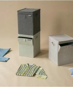 Nieuw ???? Brabantia Wasmand Met Deksel - Stapelbaar - 35 L - Grey ⭐ -Yoshiko Shop 550x368 16