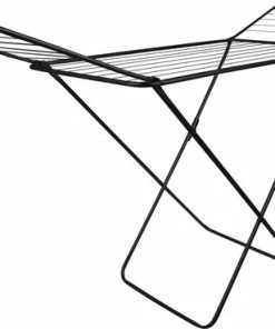 Uitgang ???? Niceey Droogrek - Wasrek - Opvouwbaar Droogrek - 18 M - Zwart ????