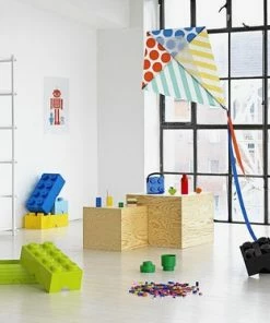 Korting ???? Opbergbox Brick 8, Blauw - LEGO ???? -Yoshiko Shop 550x374 1