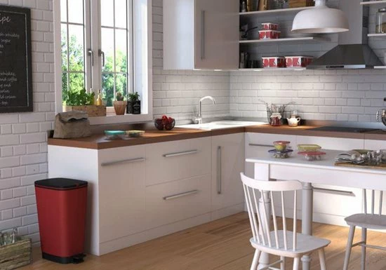 Beste Verkoop ???? Kis Pedaalemmer Chic Bin Paprika L - 50L ???? 5 Beste Verkoop ???? Kis Pedaalemmer Chic Bin Paprika L - 50L ???? - Afbeelding 3